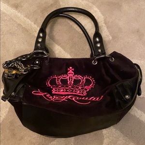 Juicy Couture Black and Pink Purse